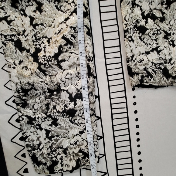 Abercrombie & Fitch Women's Isabella Jacquard Pants Size 6 - Picture 6 of 10